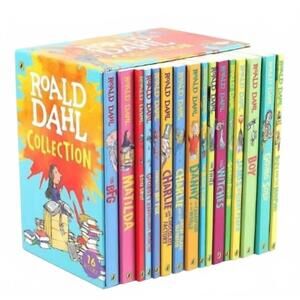 NEW PENGUIN RANDOM HOUSE kid's roald dahl collection - 16 book box set in multi